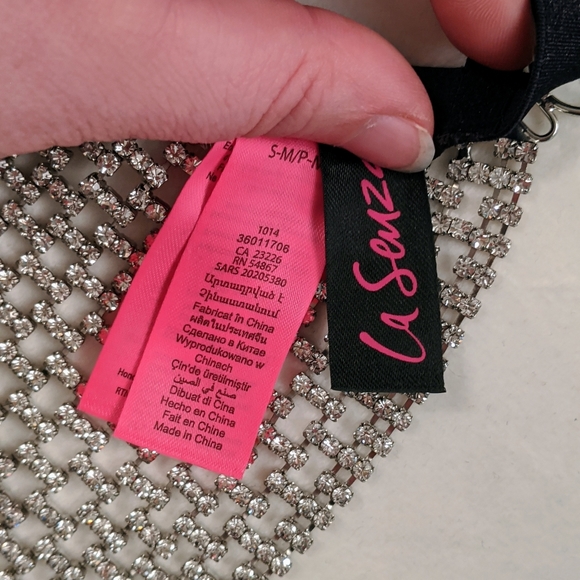 Luxury La Senza Limited Edition Jewelry / Crystal Bra Lingerie Sz S To M - Picture 9 of 10
